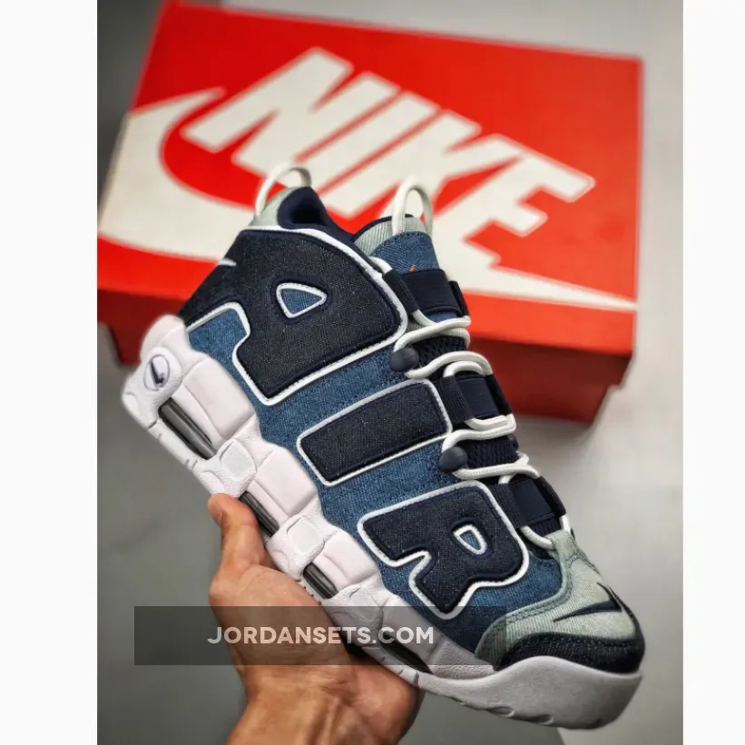 Nike Air More Uptempo 96 White Navy