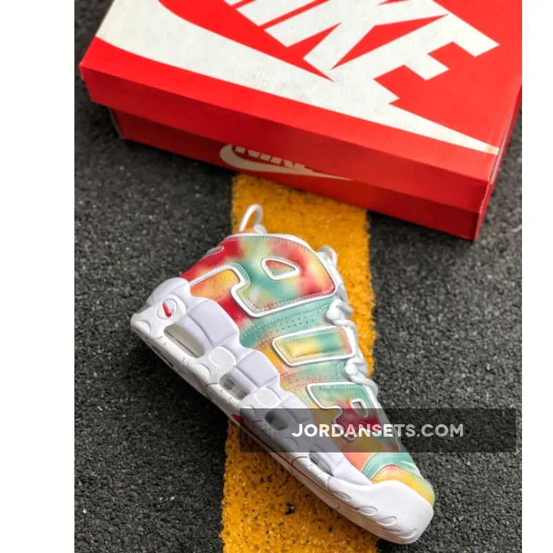 Nike Air More Uptempo "EU City Pack" UK Amarillo/Speed Red/Neptune