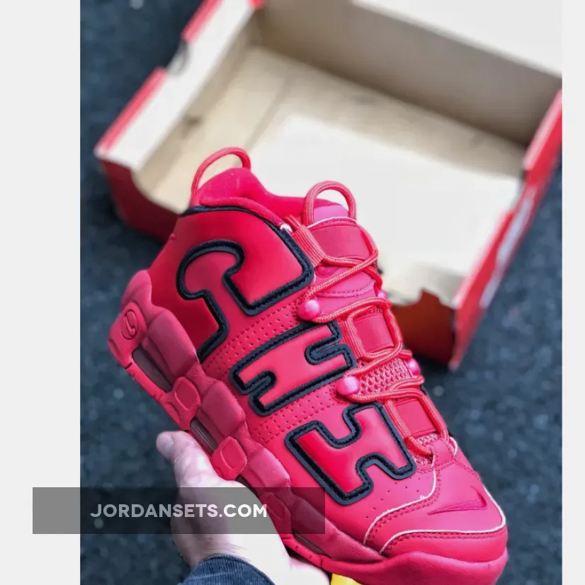 Nike Air More Uptempo QS ‘Chicago’ Black/University Red-White