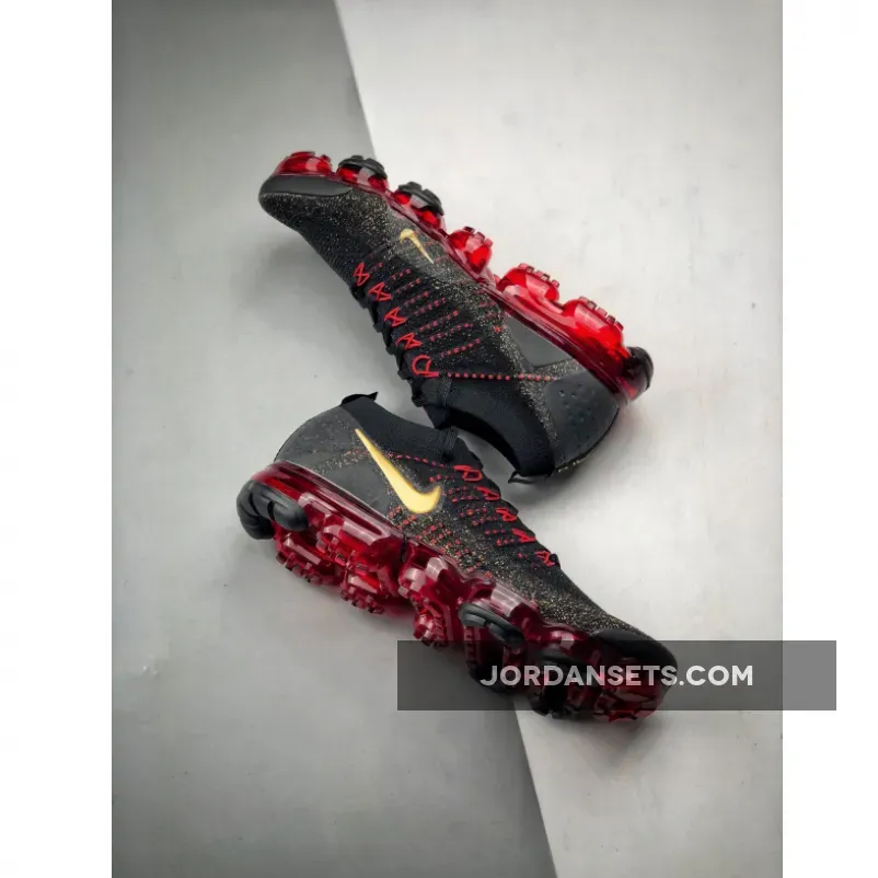 Nike Air VaporMax 2.0 "CNY" Black/Metallic Gold-University Red Nike Air VaporMax 2.0 "CNY" Black/Metallic Gold-University Red