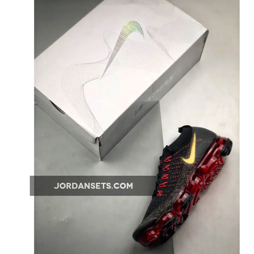 Nike Air VaporMax 2.0 "CNY" Black/Metallic Gold-University Red Nike Air VaporMax 2.0 "CNY" Black/Metallic Gold-University Red