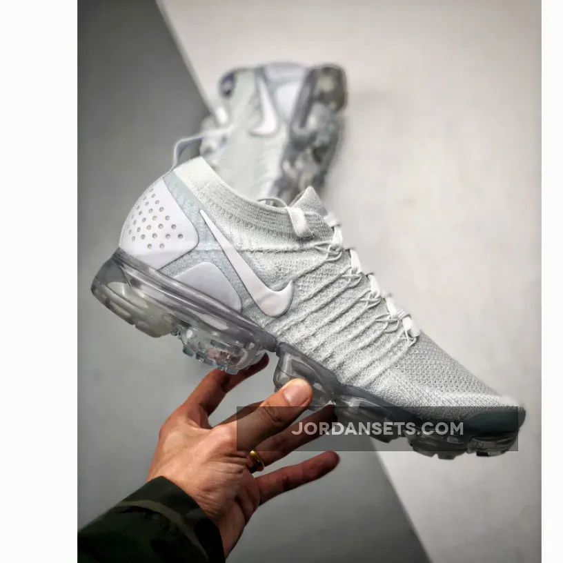 Nike Air VaporMax 2.0 White/Pure Platinum-Metallic Silver