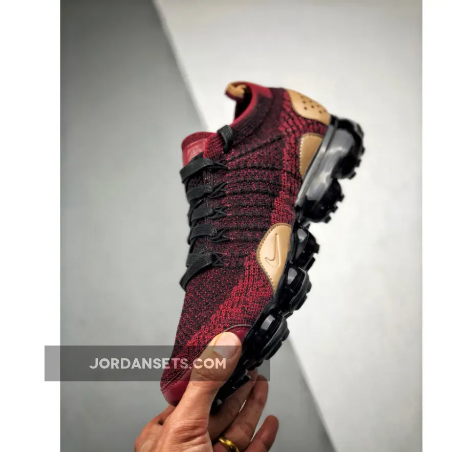 Nike Air VaporMax Flyknit 2 NRG Team Red-Black-Vachetta Tan Nike Air VaporMax Flyknit 2 NRG Team Red-Black-Vachetta Tan