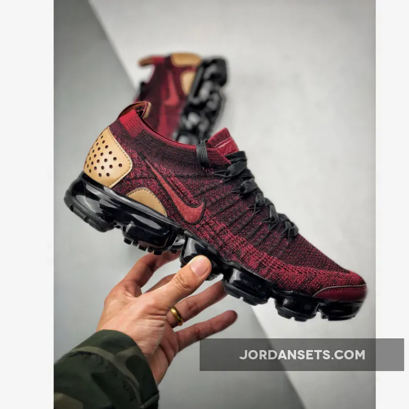Nike Air VaporMax Flyknit 2 NRG Team Red-Black-Vachetta Tan Nike Air VaporMax Flyknit 2 NRG Team Red-Black-Vachetta Tan