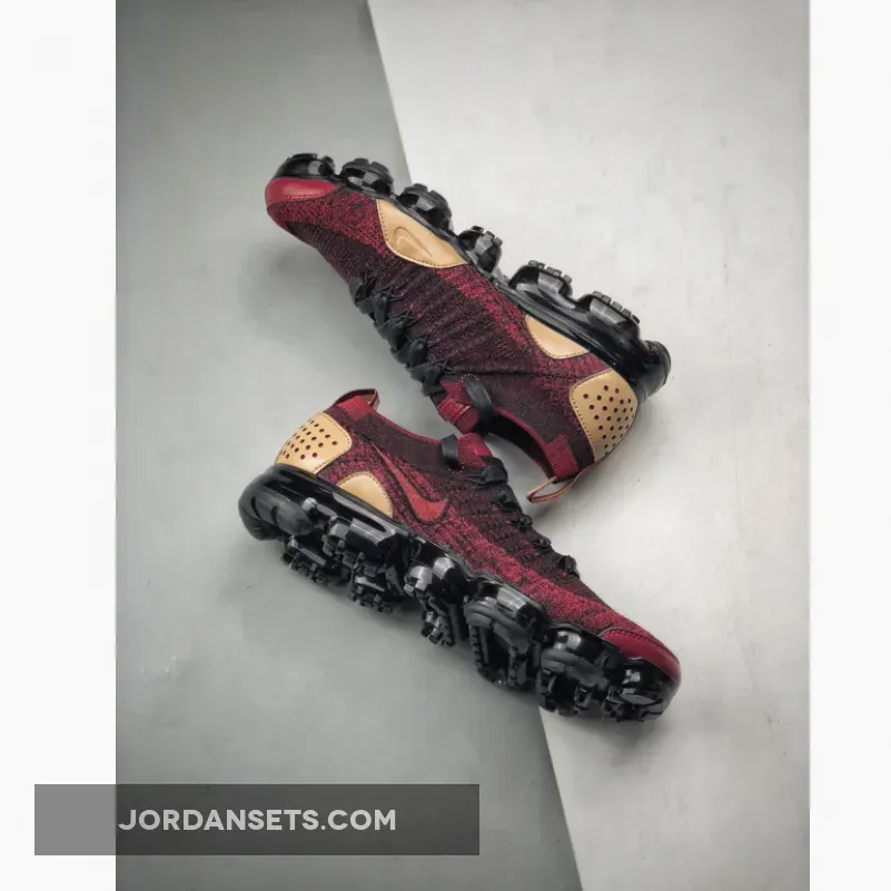 Nike Air VaporMax Flyknit 2 NRG Team Red-Black-Vachetta Tan Nike Air VaporMax Flyknit 2 NRG Team Red-Black-Vachetta Tan