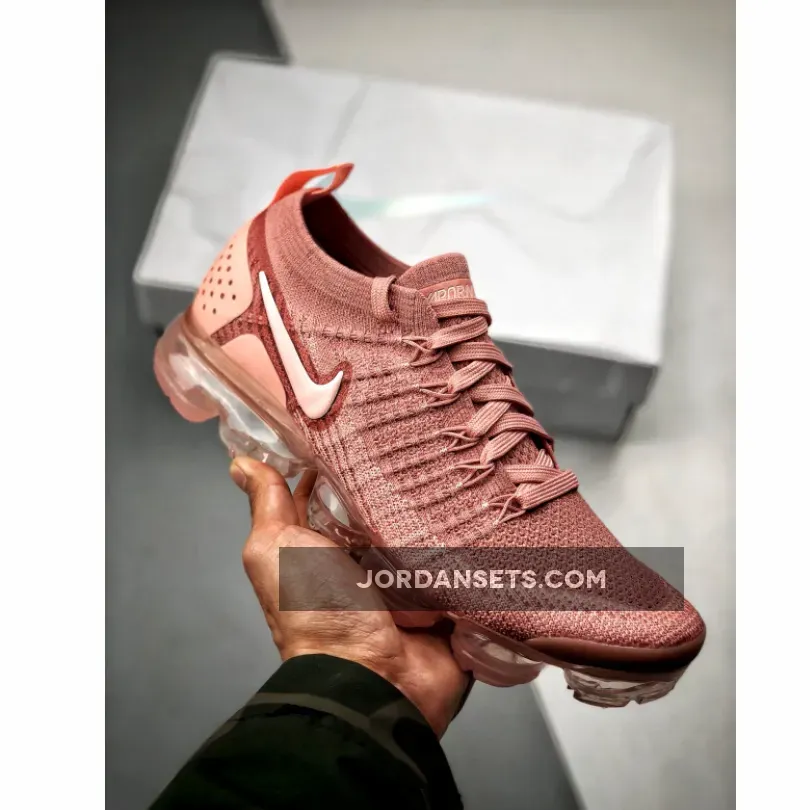 Nike Air VaporMax Flyknit 2 Rust Pink