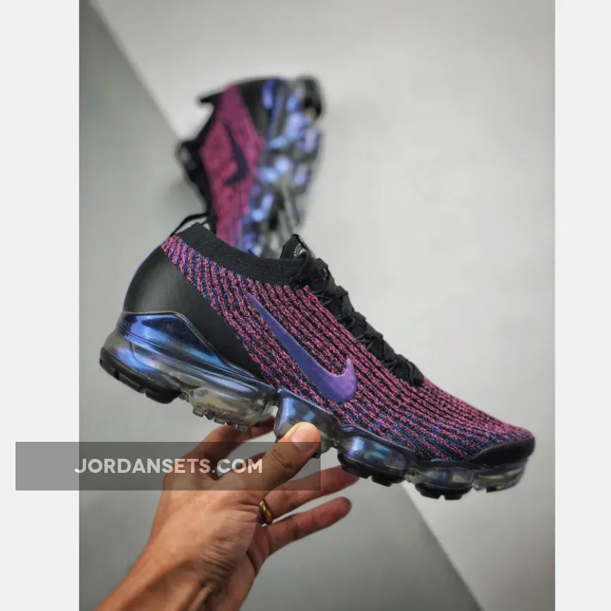 Nike Air VaporMax Flyknit 3 Black Purple