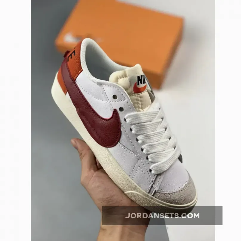 Nike Blazer Low Jumbo White Red