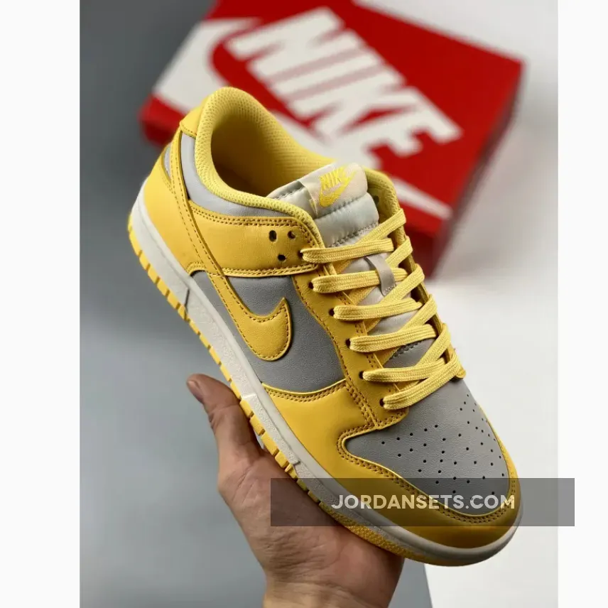 Nike Dunk Low Light Bone/Citron Pulse-Sail