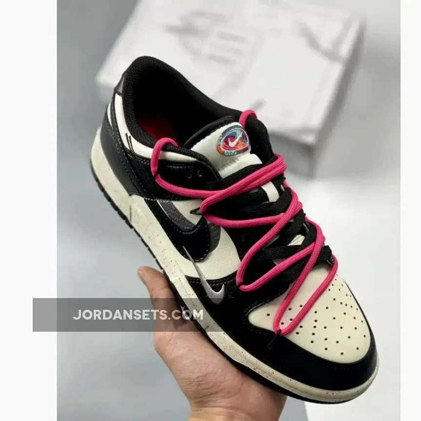 Nike Dunk Low ‘Multiple Swooshes’ Black White