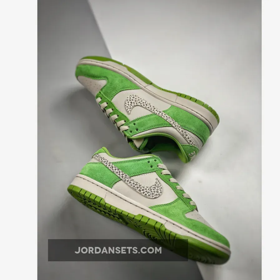 Nike Dunk Low "Safari Swoosh" Chlorophyll/Light Iron Ore-Cave Stone Nike Dunk Low "Safari Swoosh" Chlorophyll/Light Iron Ore-Cave Stone