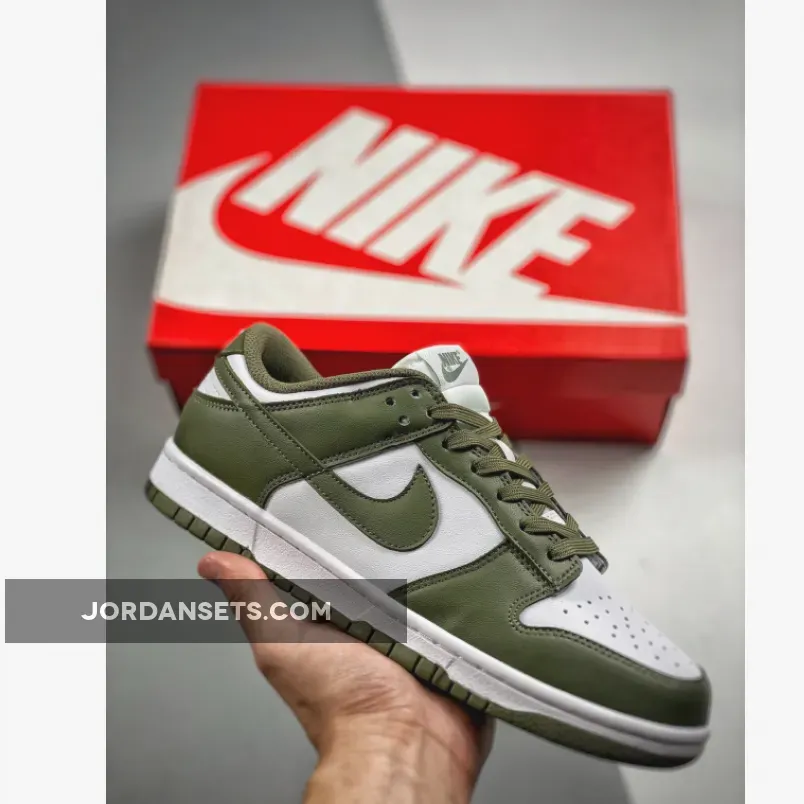 Nike Dunk Low White/Medium Olive