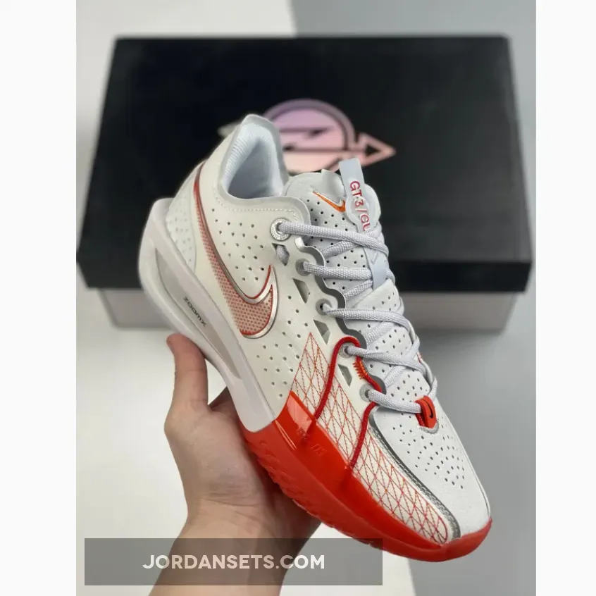 Nike GT Cut 3 White Picante Red