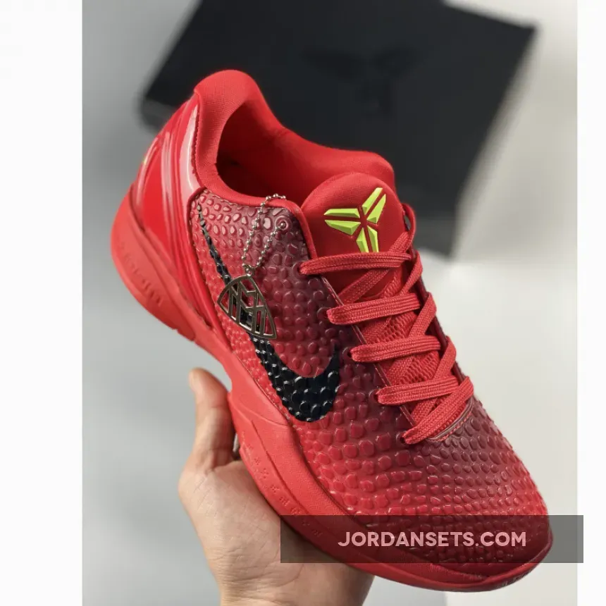 Nike Kobe 6 Protro ‘Reverse Grinch’ Bright Crimson/Black