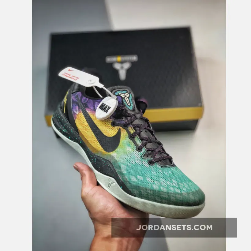 Nike Kobe 8 System ‘Easter’ Fiberglass/Court Purple-Black-Laser Purple