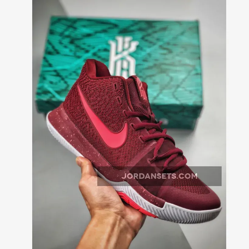 Nike Kyrie 3 "Warning" Team Red/Hot Punch-White
