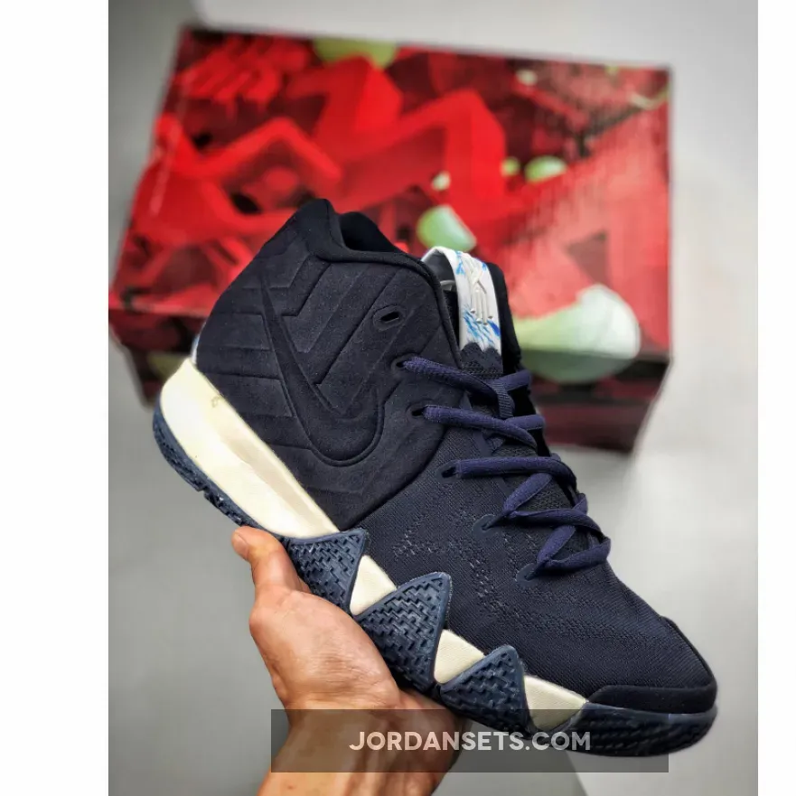 Nike Kyrie 4 "N7″ Dark Obsidian/Light Bone