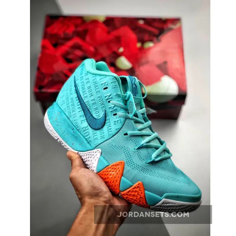 Nike Kyrie 4 "Power is Female" Light Aqua/Neo Turquoise