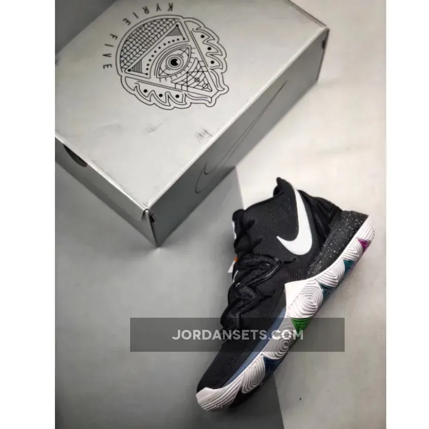 Nike Kyrie 5 "Black Magic" Black-White/Multicolor Nike Kyrie 5 "Black Magic" Black-White/Multicolor