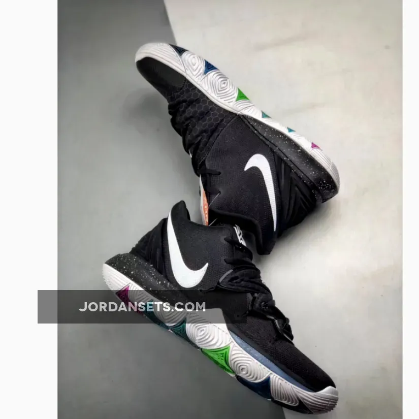 Nike Kyrie 5 "Black Magic" Black-White/Multicolor Nike Kyrie 5 "Black Magic" Black-White/Multicolor