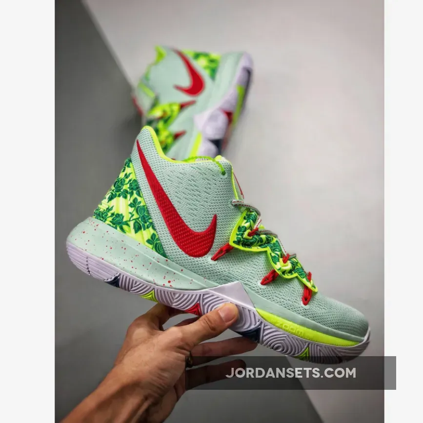 Nike Kyrie 5 ’EYBL‘ Mint Green/Red Nike Kyrie 5 ’EYBL‘ Mint Green/Red