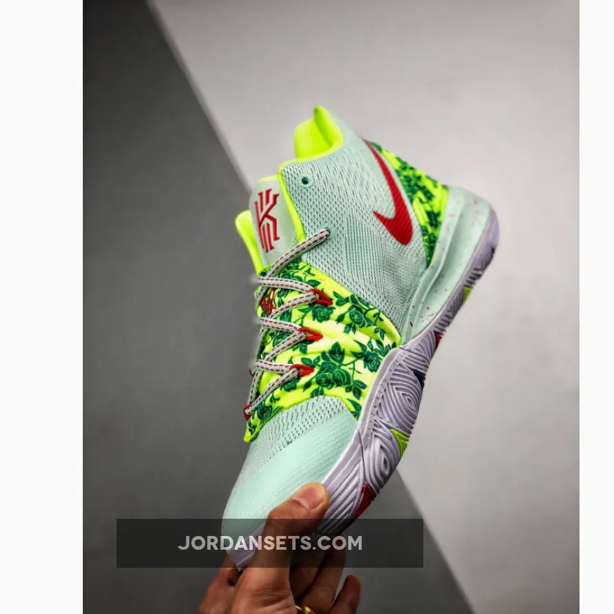 Nike Kyrie 5 ’EYBL‘ Mint Green/Red Nike Kyrie 5 ’EYBL‘ Mint Green/Red