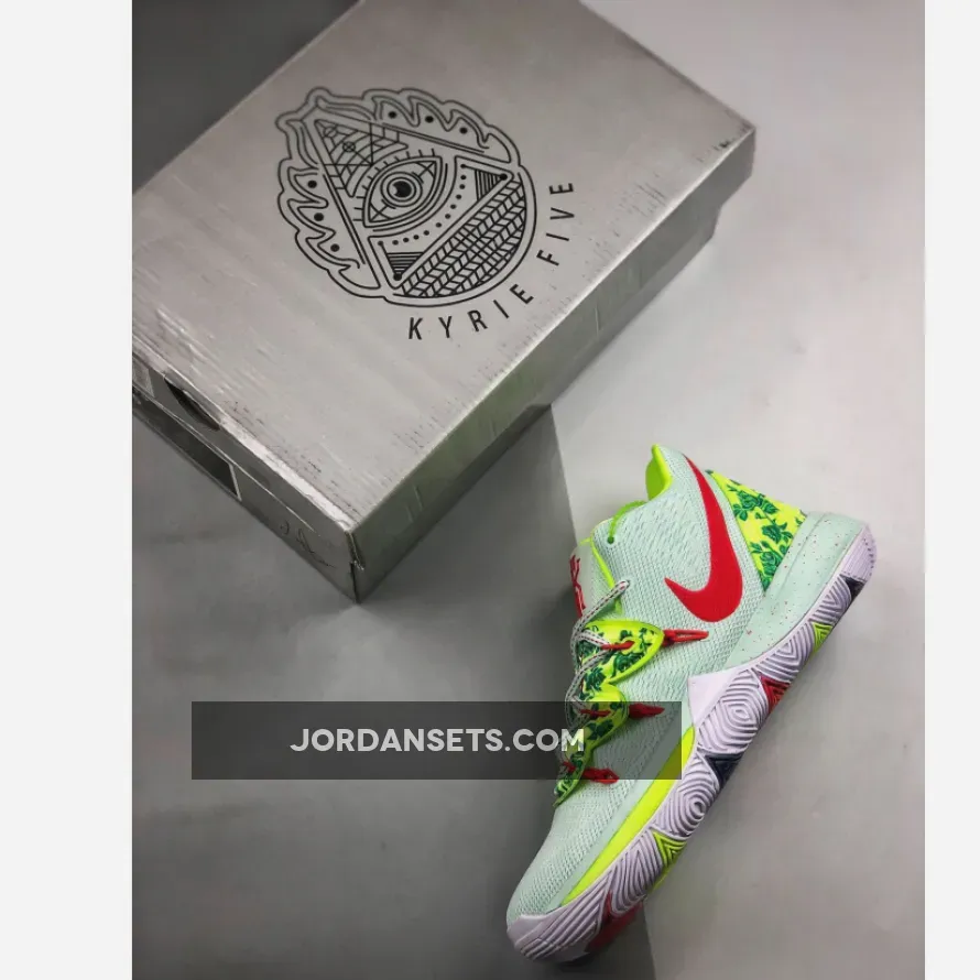 Nike Kyrie 5 ’EYBL‘ Mint Green/Red Nike Kyrie 5 ’EYBL‘ Mint Green/Red