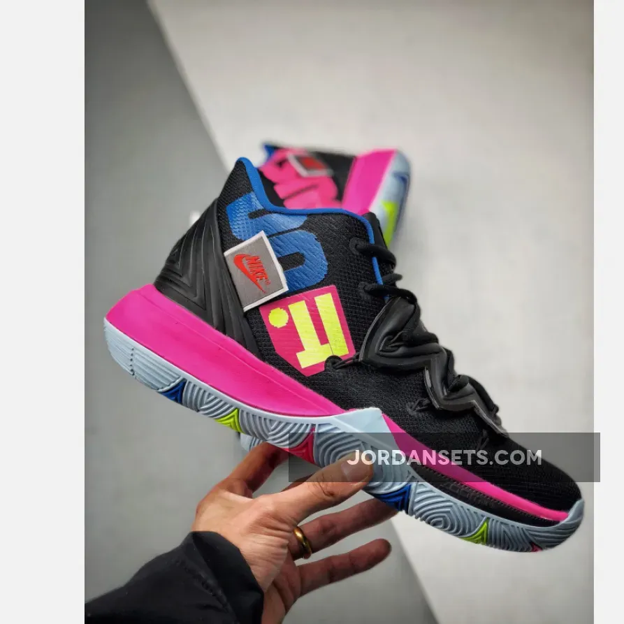 Nike Kyrie 5 "Just Do It" Black/Volt-Hyper Pink