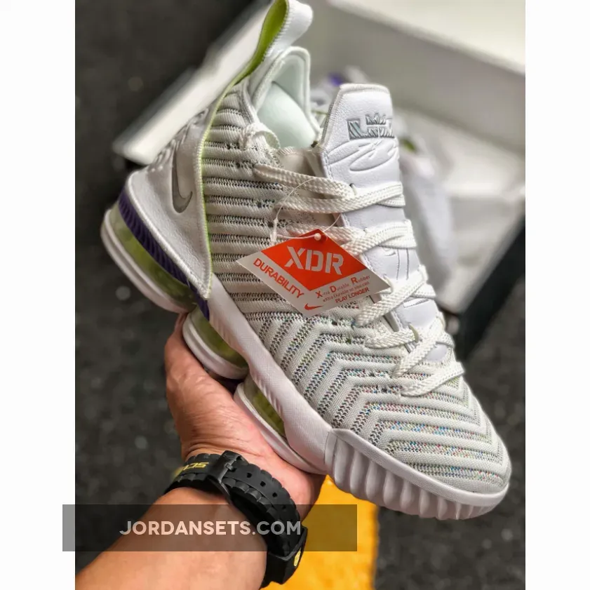 Nike LeBron 16 "Buzz Lightyear" White/Multi-Color-Hyper Grape