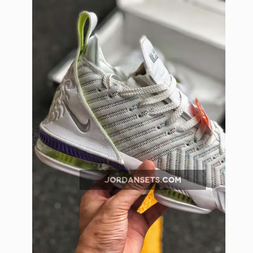 Nike LeBron 16 "Buzz Lightyear" White/Multi-Color-Hyper Grape Nike LeBron 16 "Buzz Lightyear" White/Multi-Color-Hyper Grape