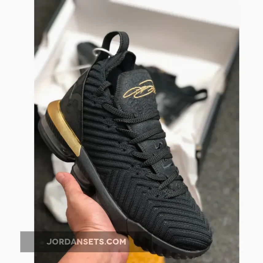 Nike LeBron 16 "I’m King" Black/Metallic Gold