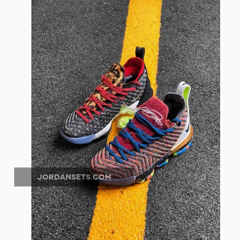 Nike LeBron 16 LMTD "What The" Multi-Color Nike LeBron 16 LMTD "What The" Multi-Color