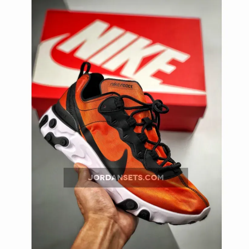 Nike React Element 55 Black/Tour Yellow-White