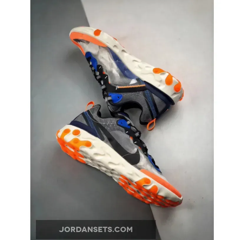 Nike React Element 87 Blue Orange Nike React Element 87 Blue Orange