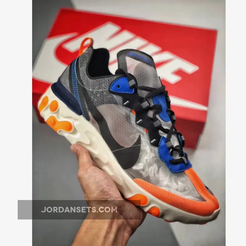Nike React Element 87 Blue Orange Nike React Element 87 Blue Orange