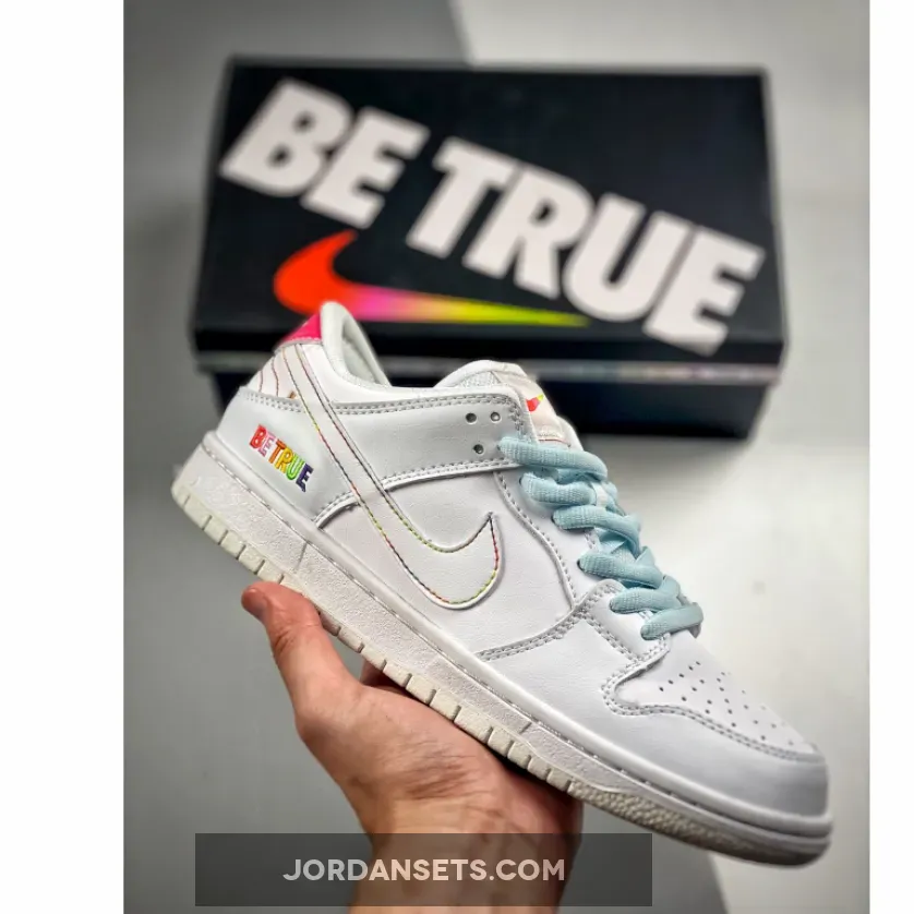 Nike SB Dunk Low "Be True" White/Multicolor