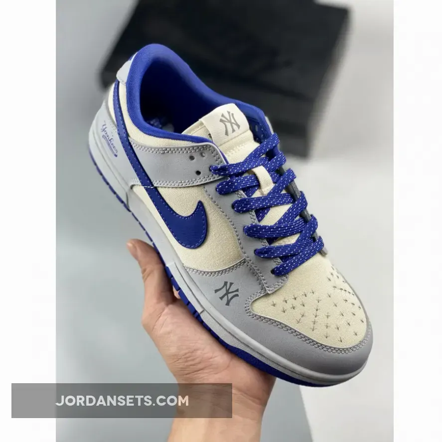 Nike SB Dunk Low Light Grey/Blue-Sail