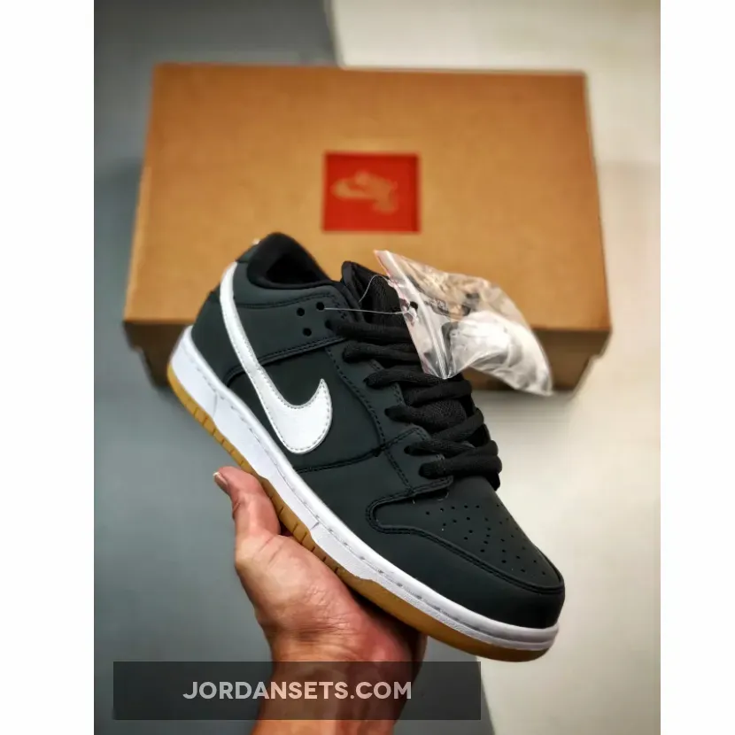 Nike SB Dunk Low Orange Label Black White Gum