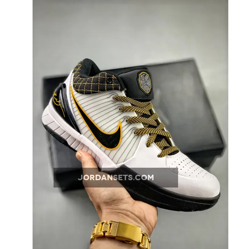 Nike Zoom Kobe 4 Protro "Del Sol" White/Black-Del Sol