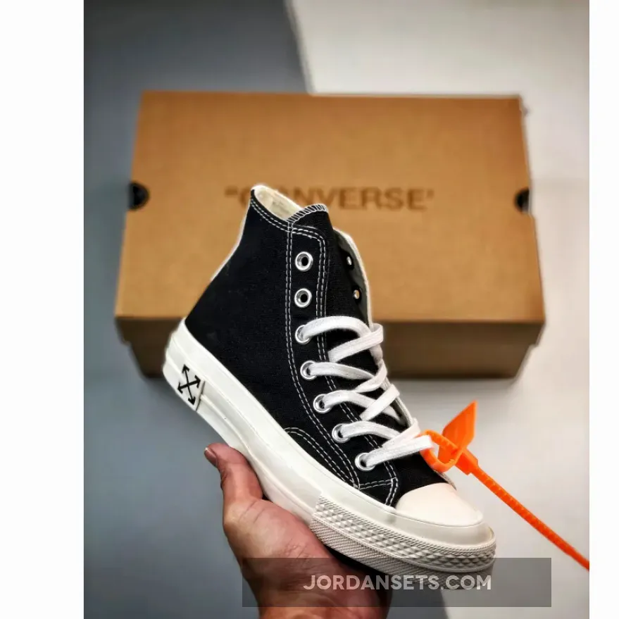 Off-White x Converse Chuck Taylor Black White