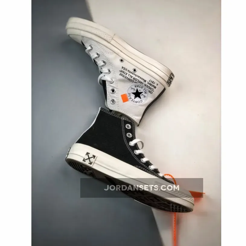 Off-White x Converse Chuck Taylor Black White Off-White x Converse Chuck Taylor Black White