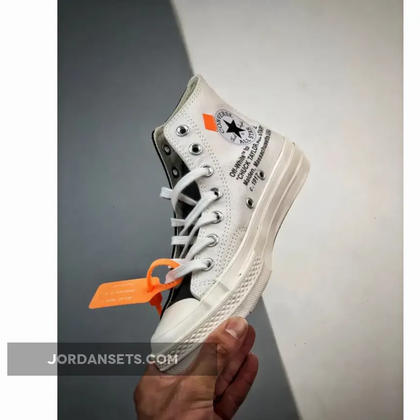 Off-White x Converse Chuck Taylor Black White Off-White x Converse Chuck Taylor Black White