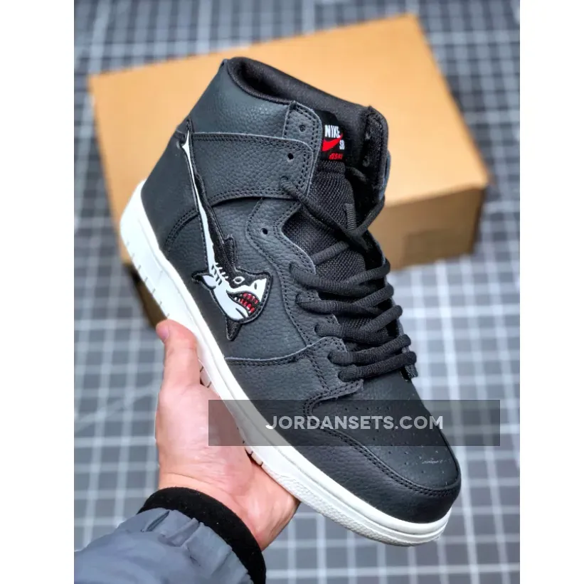 Oski x Nike SB Dunk High "Shark" Black