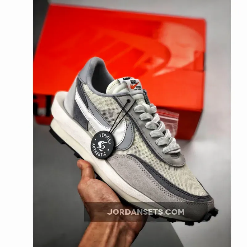 Sacai x Nike LDV Waffle Daybreak Grey White