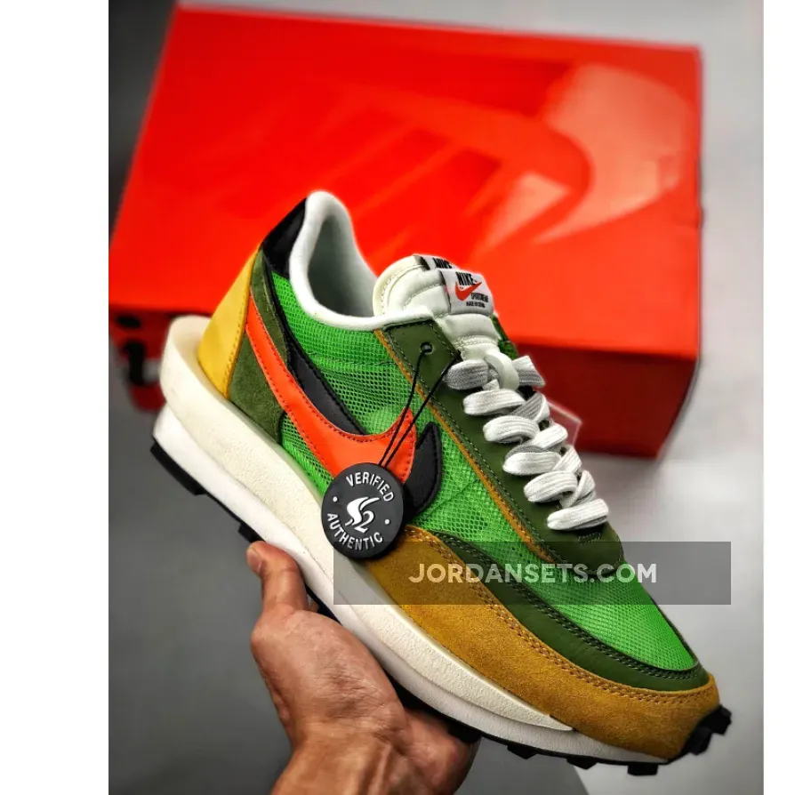 Sacai x Nike LDV Waffle Daybreak Green