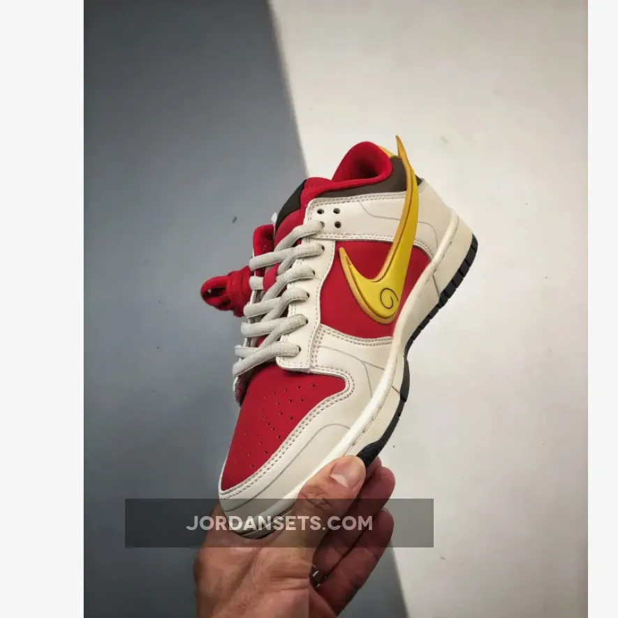 Saint Seiya x Nike Dunk Low Sail Red Gold Saint Seiya x Nike Dunk Low Sail Red Gold