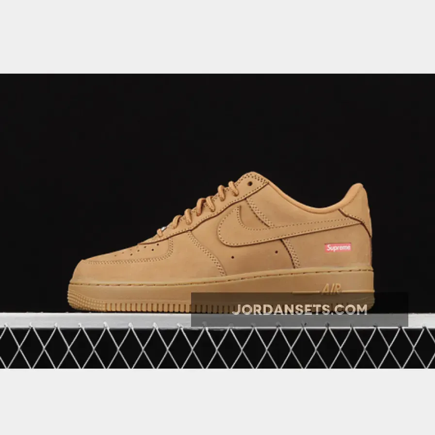 SUPREME X AIR FORCE 1 LOW WHEAT/WHEAT/WHEAT