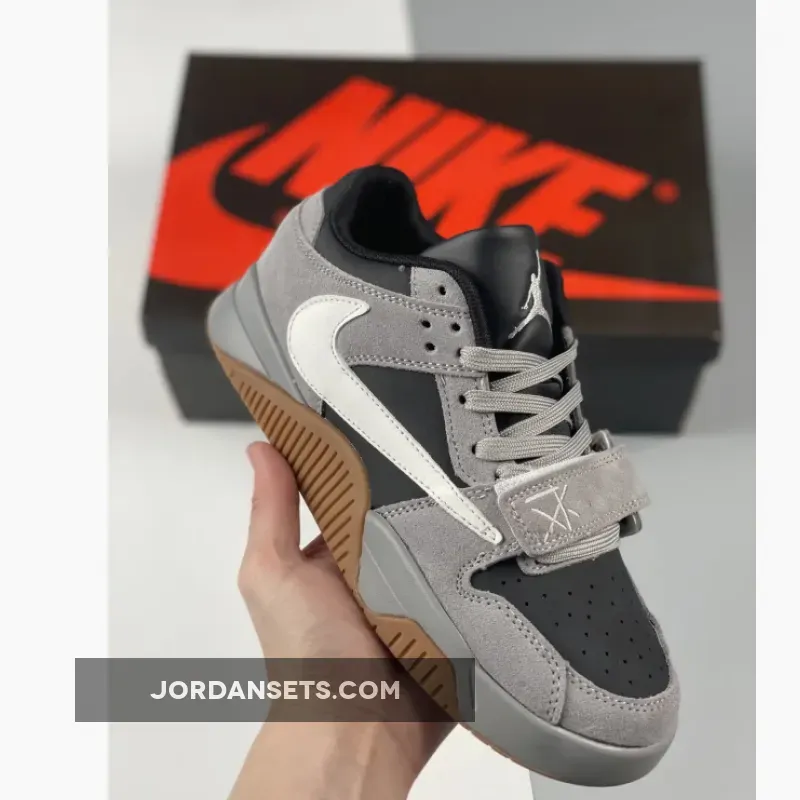 Travis Scott x Jordan Jumpman Jack Black Grey
